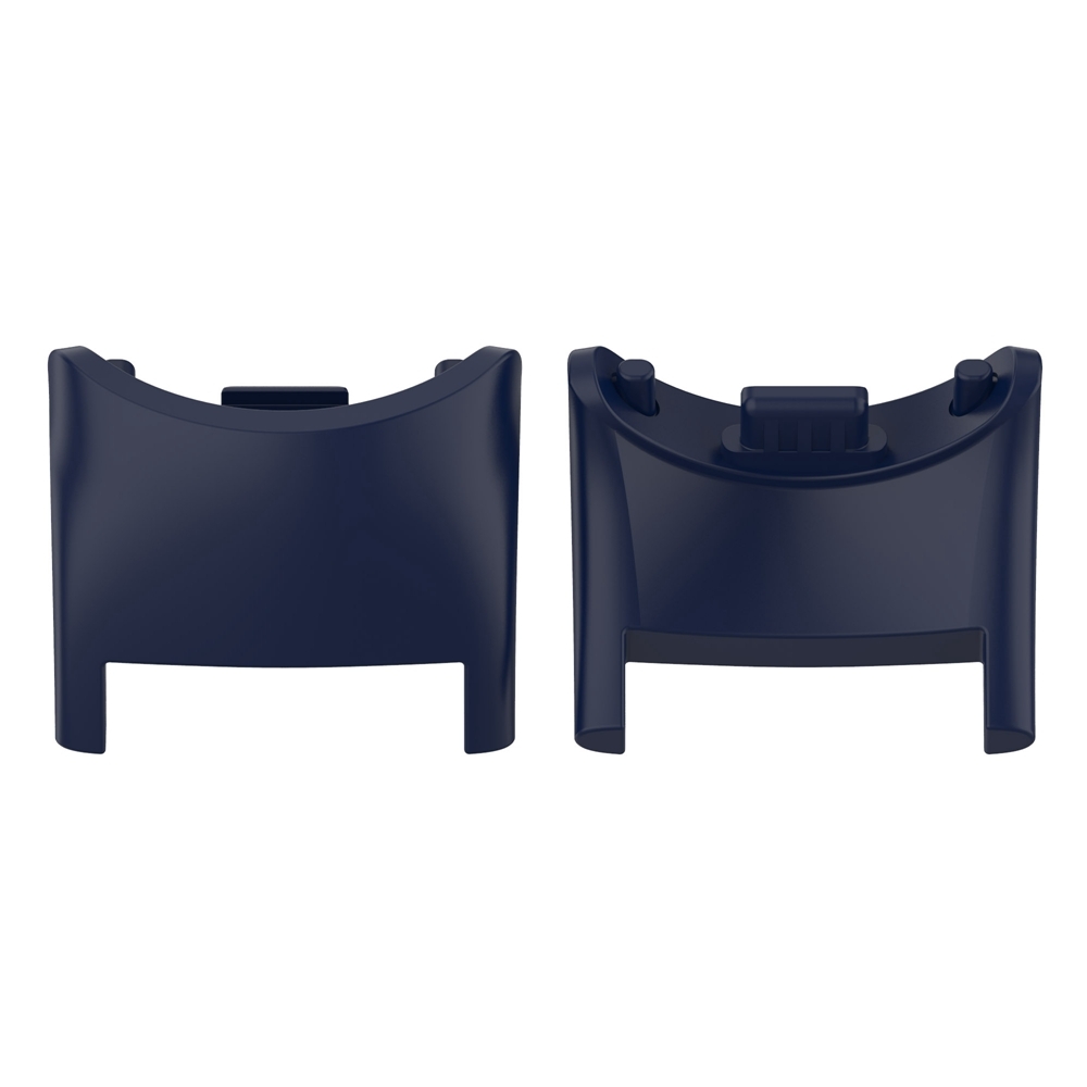 For Xiaomi Mi Band 8 1 Pair PC Plastic Watch Band Connector(Ink Blue)