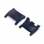 For Xiaomi Mi Band 8 1 Pair PC Plastic Watch Band Connector(Ink Blue)