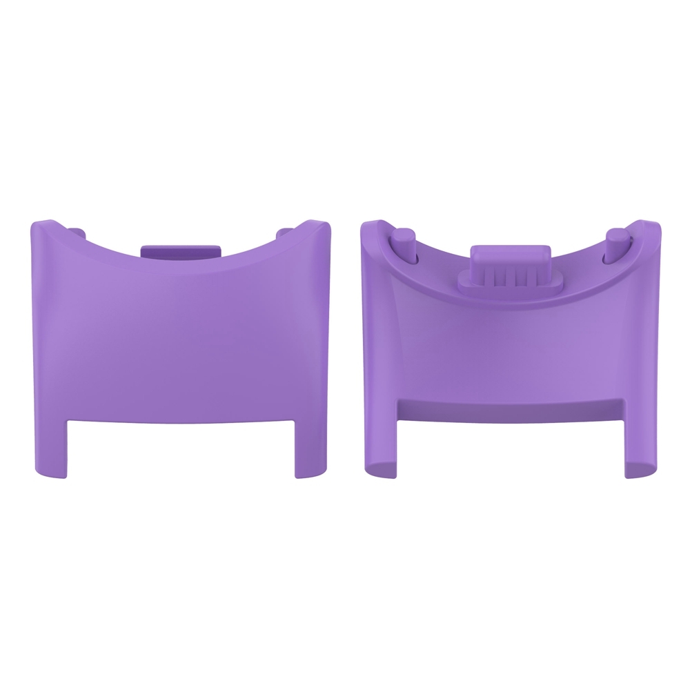 For Xiaomi Mi Band 8 1 Pair PC Plastic Watch Band Connector(Purple)