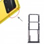 For Xiaomi Poco M4 Pro SIM Card Tray + SIM Card Tray + Micro SD Card Tray (Black)