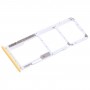 For Xiaomi Poco M4 Pro SIM Card Tray + SIM Card Tray + Micro SD Card Tray (Yellow)