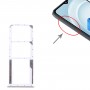 For Xiaomi Poco M5 4G SIM Card Tray + SIM Card Tray + Micro SD Card Tray (Silver)