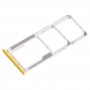 For Xiaomi Poco M5 4G SIM Card Tray + SIM Card Tray + Micro SD Card Tray (Yellow)