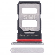 Für Xiaomi Redmi K60 SIM-Kartenfach + SIM-Kartenfach (Silber)