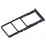 For Xiaomi Redmi Note 12s SIM Card Tray + SIM Card Tray + Micro SD Card Tray (Black)