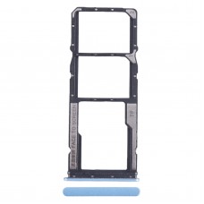 For Xiaomi Redmi Note 12s SIM Card Tray + SIM Card Tray + Micro SD Card Tray (Blue)