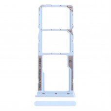 For Xiaomi Poco C51 SIM Card Tray + SIM Card Tray + Micro SD Card Tray (Blue)