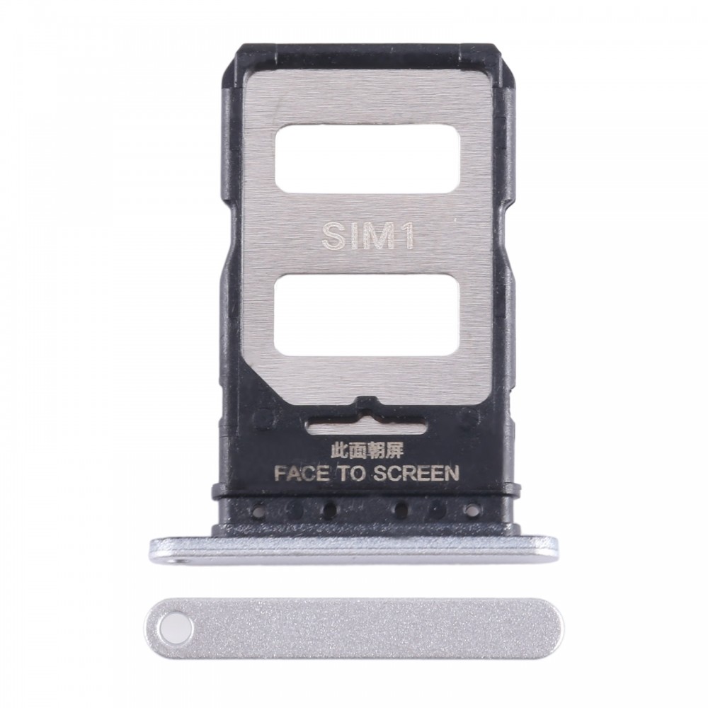 Xiaomi Note 13 Pro+ SIM-korttikelkka + SIM-korttikelkka (hopea)