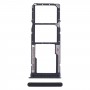 For Xiaomi Redmi 13C SIM Card Tray + SIM Card Tray + Micro SD Card Tray (Black)