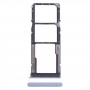 For Xiaomi Redmi 13C SIM Card Tray + SIM Card Tray + Micro SD Card Tray (Purple)