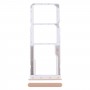 For Xiaomi Redmi Note 12 4G SIM Card Tray + SIM Card Tray + Micro SD Card Tray (Pink)