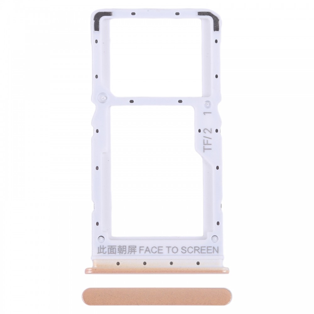 For Xiaomi Redmi Note 12 5G SIM Card Tray + SIM / Micro SD Card Tray (Pink)