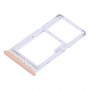 For Xiaomi Redmi Note 12 5G SIM Card Tray + SIM / Micro SD Card Tray (Pink)