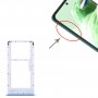 For Xiaomi Redmi Note 12 5G SIM Card Tray + SIM / Micro SD Card Tray (Blue)