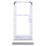 For Xiaomi Redmi Note 12 5G SIM Card Tray + SIM / Micro SD Card Tray (Silver)