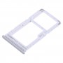 For Xiaomi Redmi Note 12 5G SIM Card Tray + SIM / Micro SD Card Tray (Silver)