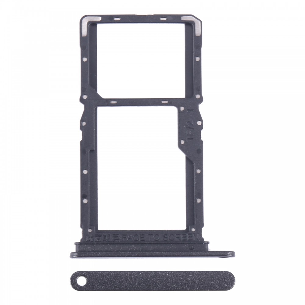 For Xiaomi Redmi Note 13 5G SIM Card Tray + SIM / Micro SD Card Tray (Black)
