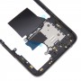 Dla Xiaomi Redmi 12 4G Oryginalna obudowa przednia Ramka LCD Płyta ramkowa (czarna)