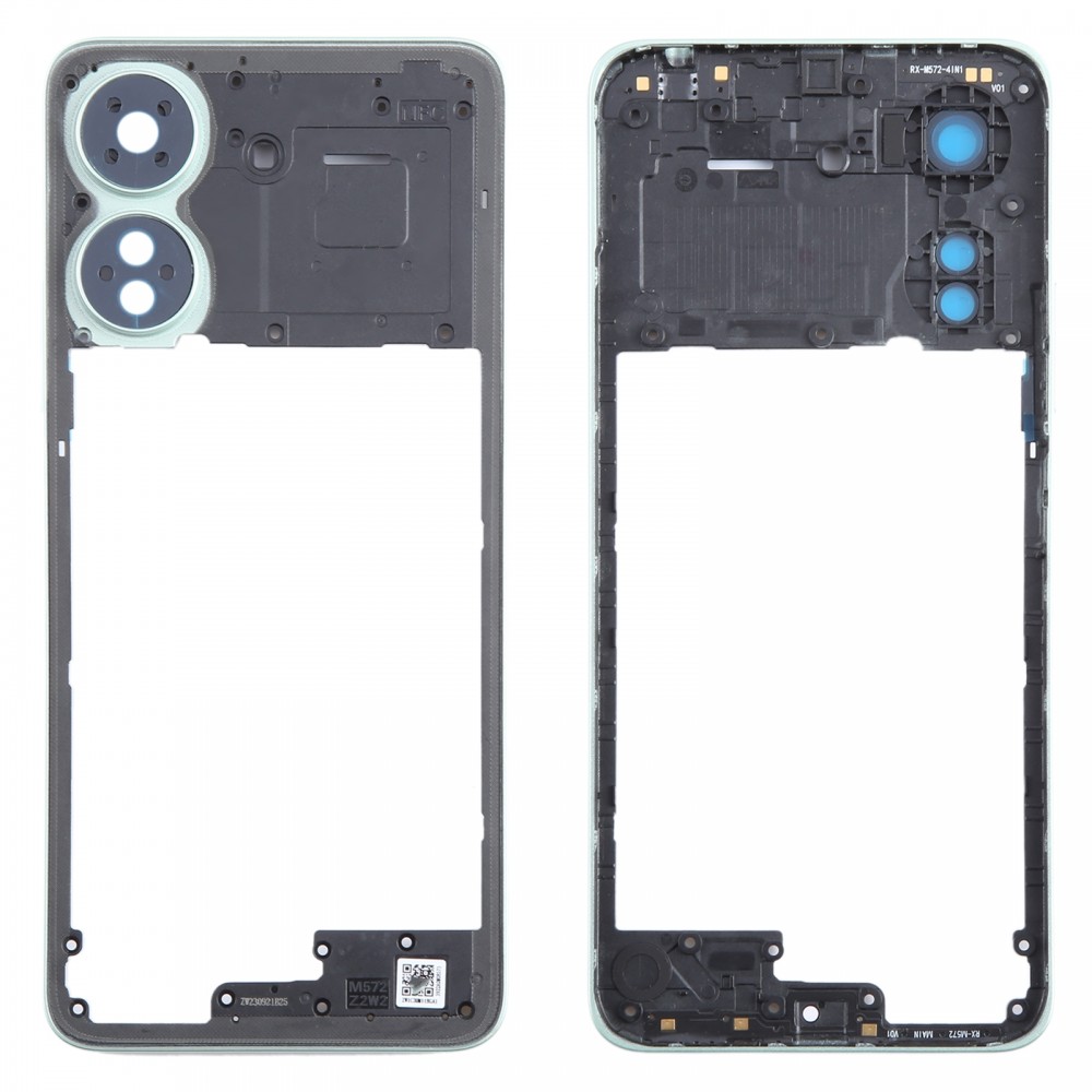 Xiaomi Redmi 13C オリジナルミドルフレームベゼルプレート用 (グリーン)