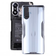 Glas-Akku-Rückseite für Xiaomi Redmi K40 Gaming (Silber)