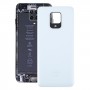 Pro Xiaomi Redmi Note 9 Pro India OEM skleněný zadní kryt baterie (bílý)