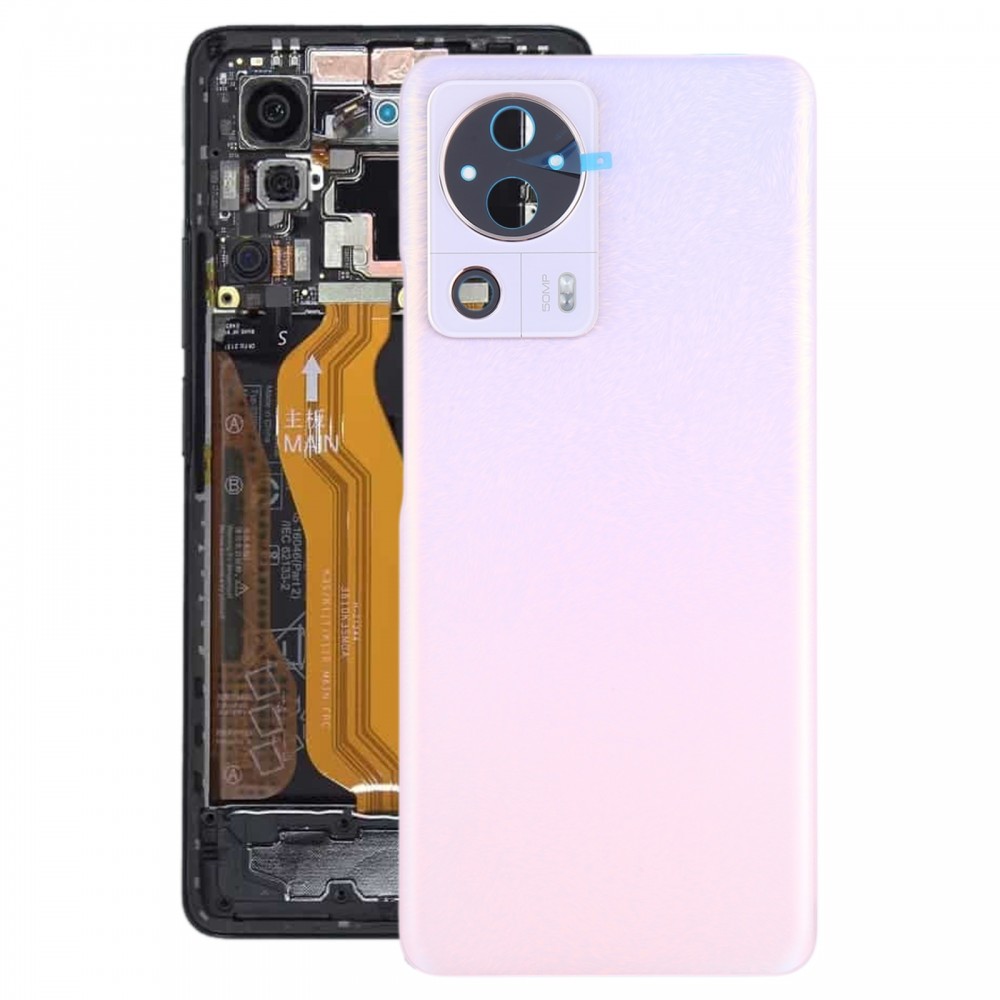 עבור Xiaomi 13 Lite כיסוי סוללה מקורי (ורוד)