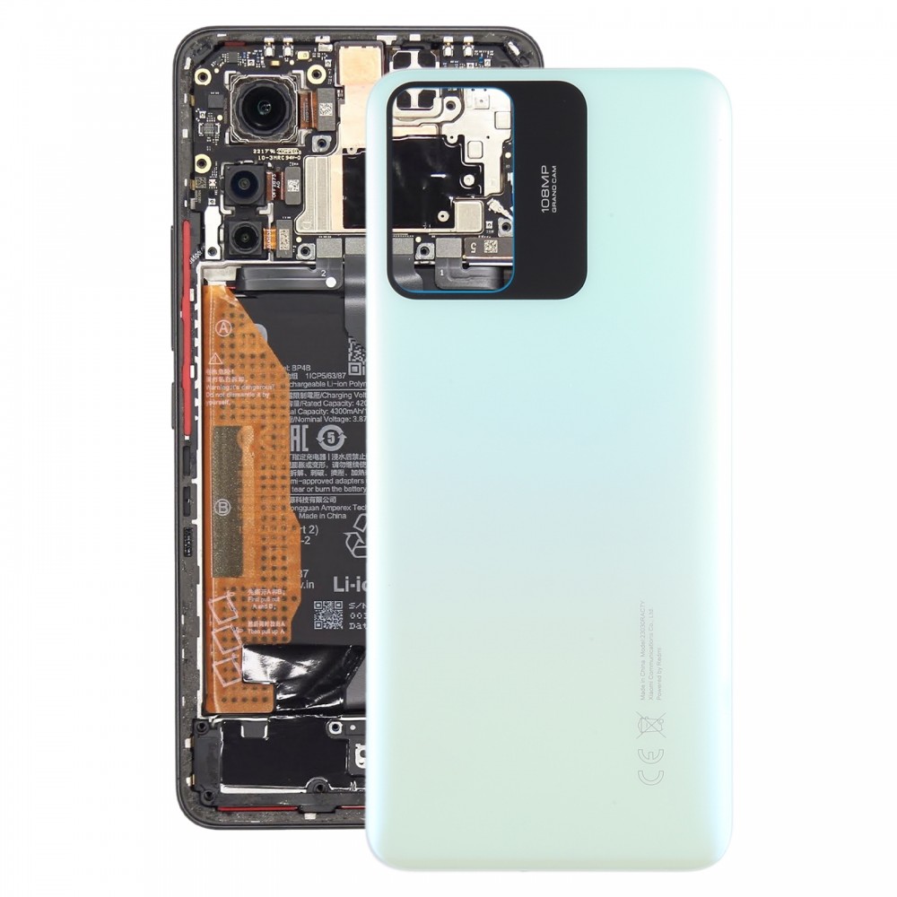 Per Xiaomi Redmi Note 12S Cover posteriore batteria originale (verde)