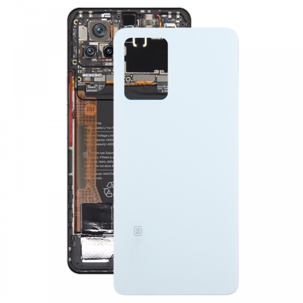 For Xiaomi Poco F4 OEM Glass Material Battery Back Cover(White)