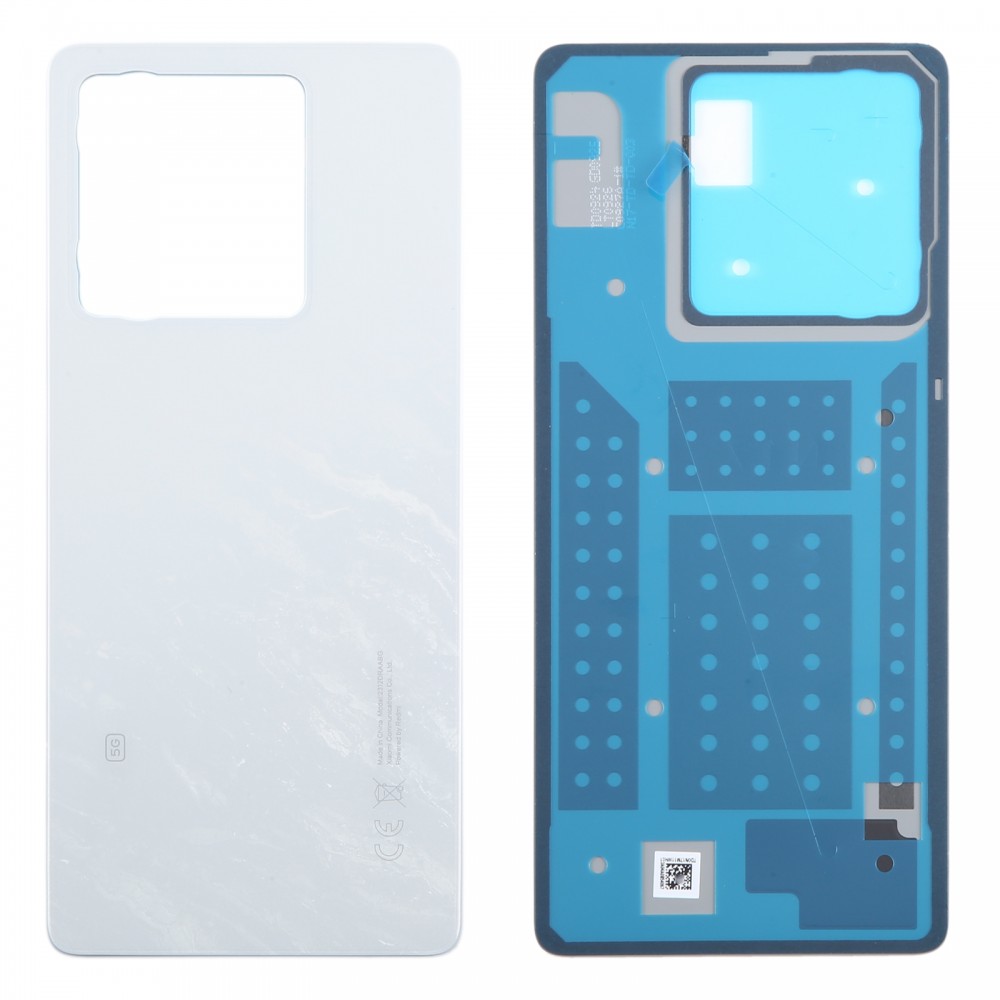 För Xiaomi Redmi Note 13 5G original batteribaksida (vit)