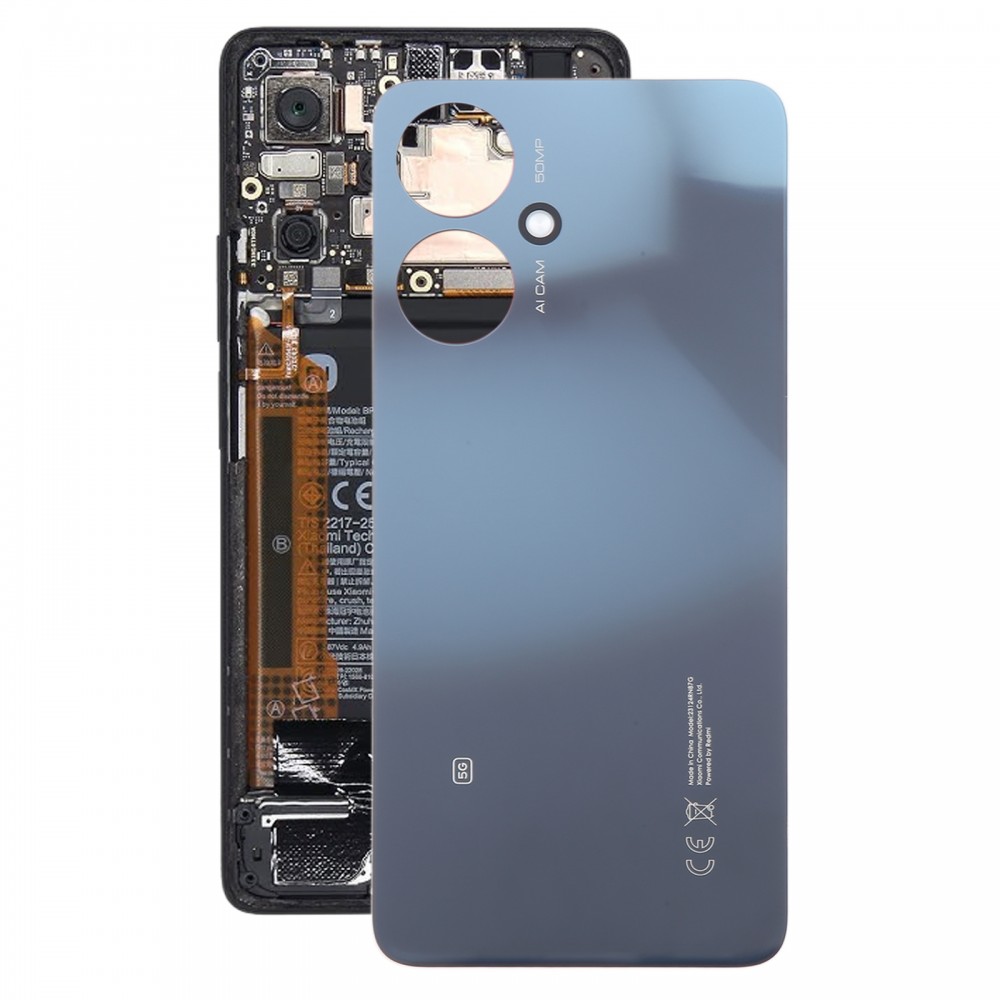 适用于小米红米13C 5G原装电池后盖（蓝色）