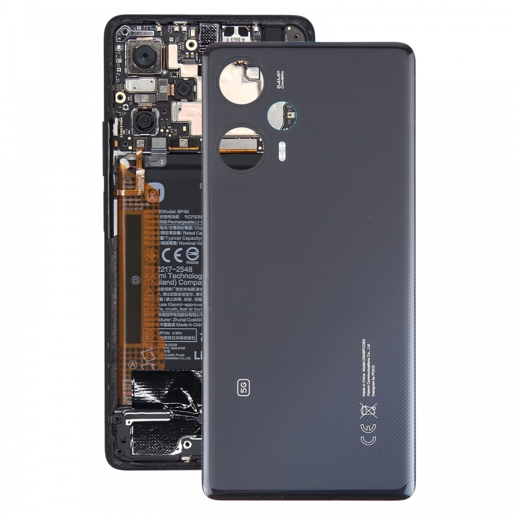 Originální zadní kryt baterie pro Xiaomi Poco F5 (černý)