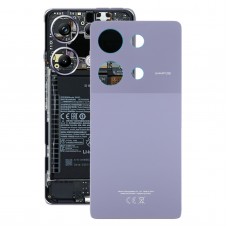 För Xiaomi Poco M6 Pro 4G Original batteribaksida (lila)