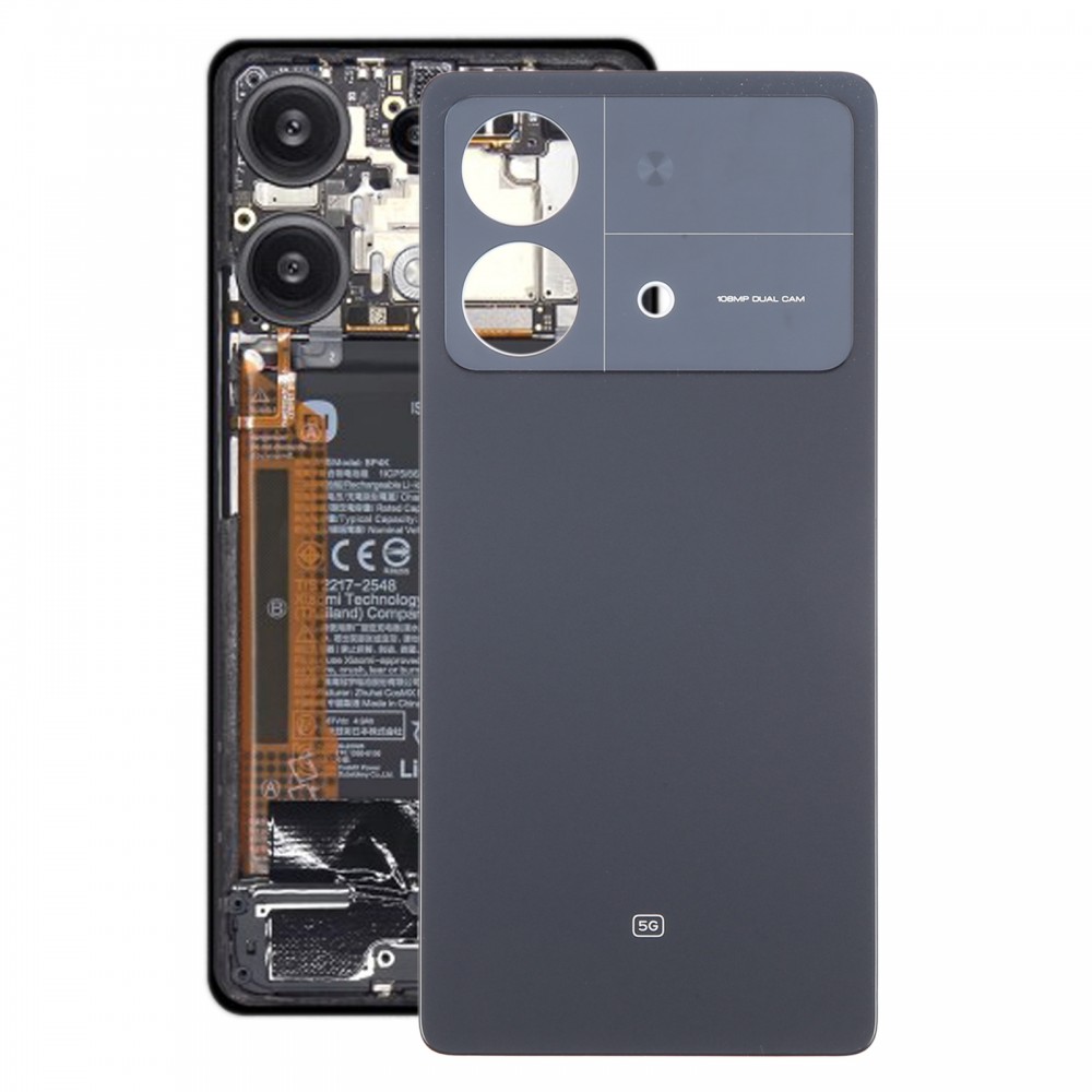 Xiaomi Poco X6 Neo Original -akun takakansi (musta)