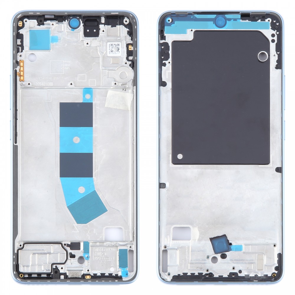 Para Xiaomi Redmi Note 13 4G Placa de bisel de marco LCD de carcasa frontal original (azul)