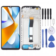 OEM Material LCD Screen For Xiaomi Poco C40 Digitizer Full Assembly with Frame