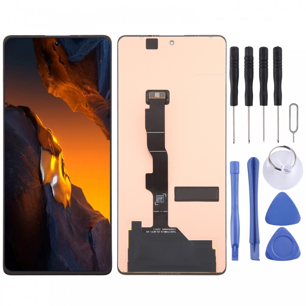 För Xiaomi Poco F5 Original AMOLED LCD-skärm med digitaliserare full montering