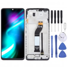 Xiaomi Redmi A3 originaal IPS materjalist LCD-ekraani digiteerija jaoks, täielik kokkupanek koos raamiga