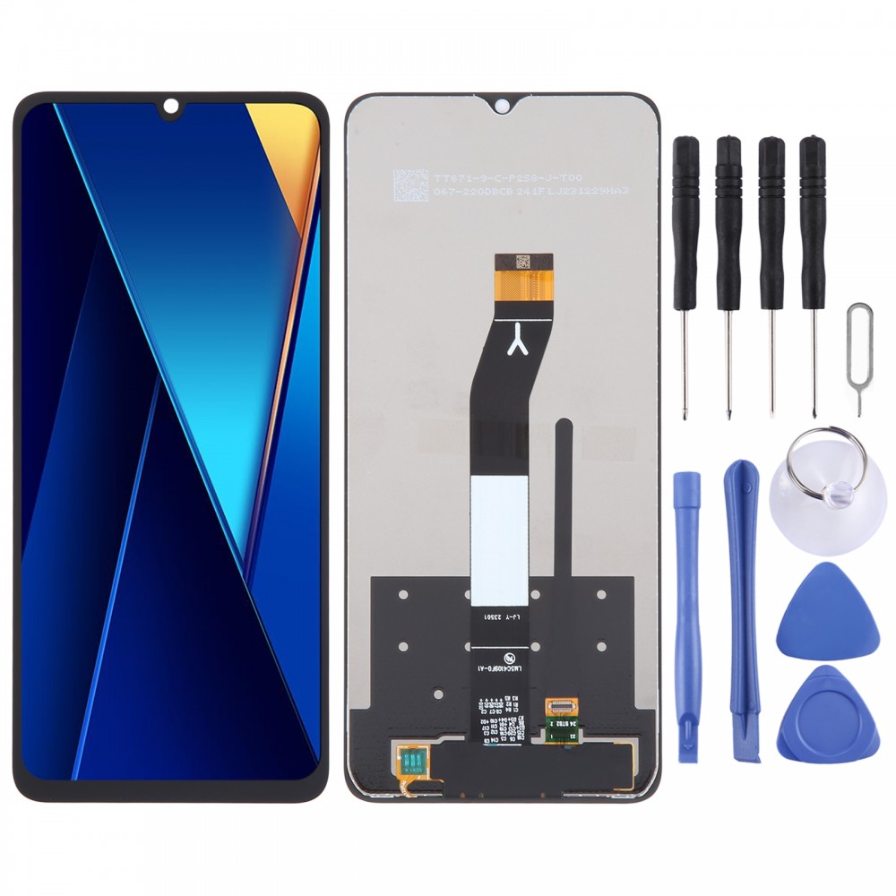 Pour Xiaomi Poco C65 Écran LCD en matériau IPS d'origine avec assemblage complet de numériseur