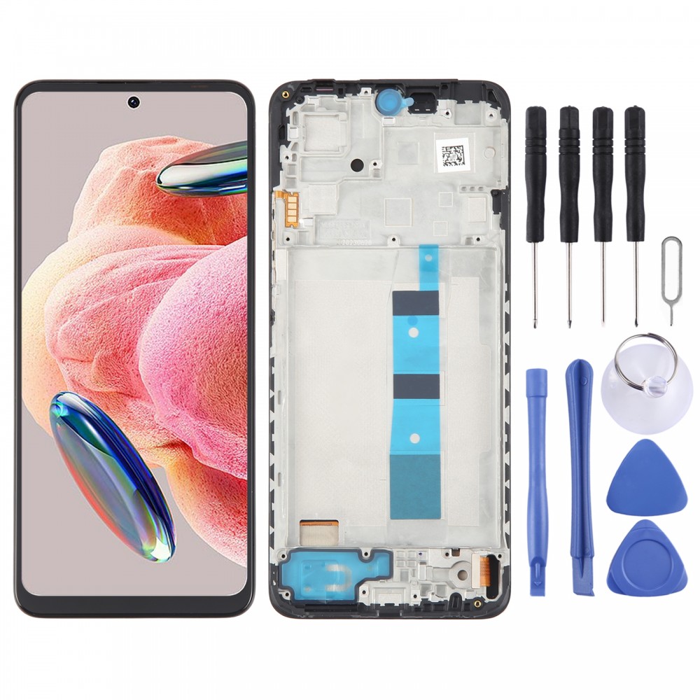 Для Xiaomi Redmi Note 12 5G OLED Матеріал РК-екран Дигітайзер Повна збірка з рамкою