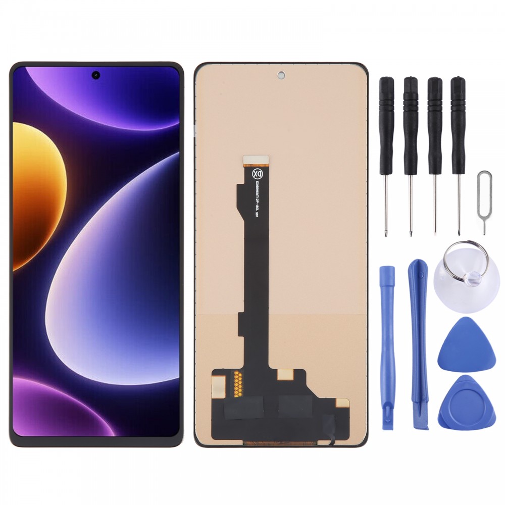 适用于小米红米 Note 12 Turbo TFT 材质 OEM 液晶屏幕，带数字转换器完整组件