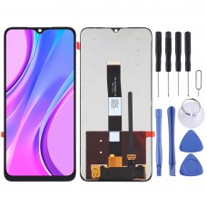 Oryginalny pełny ekran LCD i Digitizer dla Xiaomi Redmi 9 Wersja indyjska M2006C3MII M2004C3MI