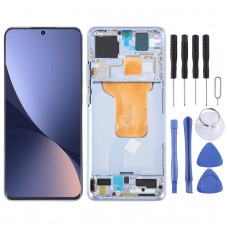 Für Xiaomi 12S Original AMOLED-Material LCD-Bildschirm-Digitizer-Vollmontage mit Rahmen (Blau)