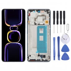 Для Xiaomi Redmi K60 Оригінальний OLED-матеріал РК-дисплей з цифровим екраном у повній збірці з рамкою (синій)