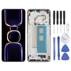Pour Xiaomi Redmi K60 Pro Matériau OLED d'origine Écran LCD Numériseur Assemblage complet avec cadre (Argent)