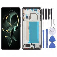Xiaomi Redmi K60 Ultra ორიგინალური AMOLED მასალის LCD ეკრანის ციფრული სრული ასამბლეის ჩარჩოთი (შავი)