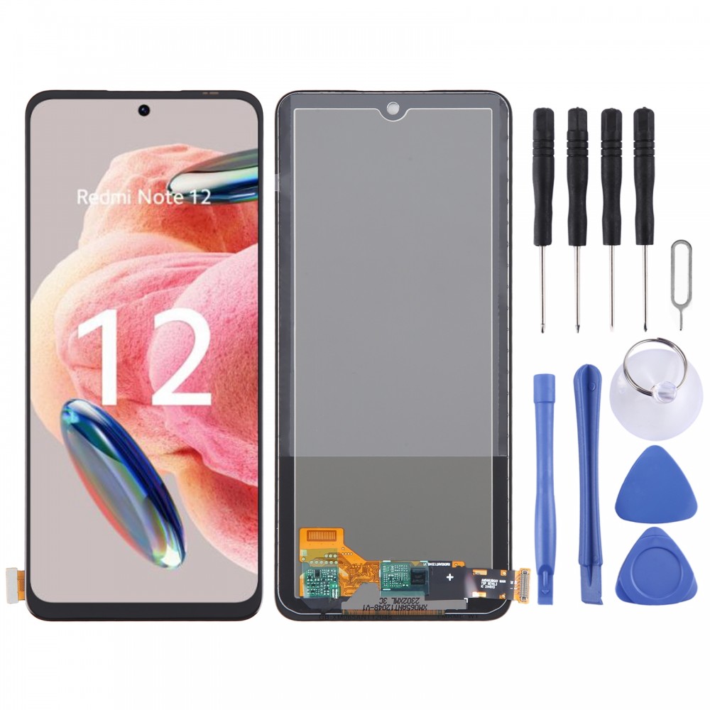 For Xiaomi Redmi Note 12 4G TFT LCD Screen with Digitizer Full Assembly, Not Supporting Fingerprint Identification