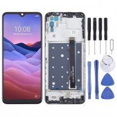 适用于中兴 Blade V2020 智能 8010 液晶屏幕数字化仪完整组件，带框架