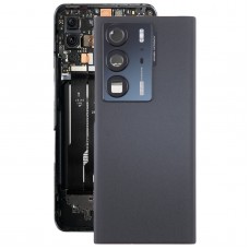 За ZTE Axon 40 Ultra A2023P заден капак на батерията с капак на обектива на камерата (черен)