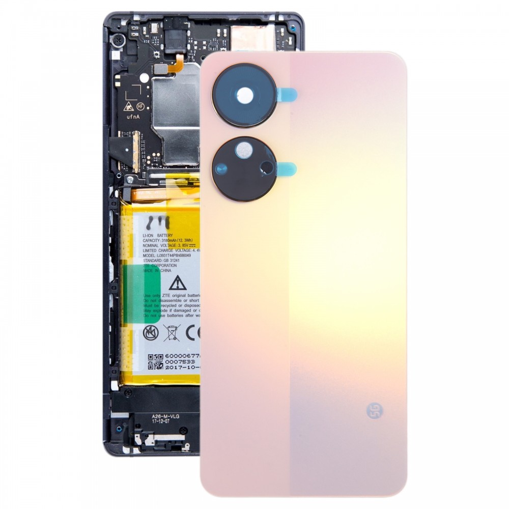 עבור ZTE Voyage 40 Pro+ כיסוי אחורי לסוללה (ורוד)