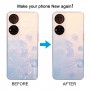 עבור ZTE Voyage 40 Pro+ כיסוי אחורי לסוללה (ורוד)